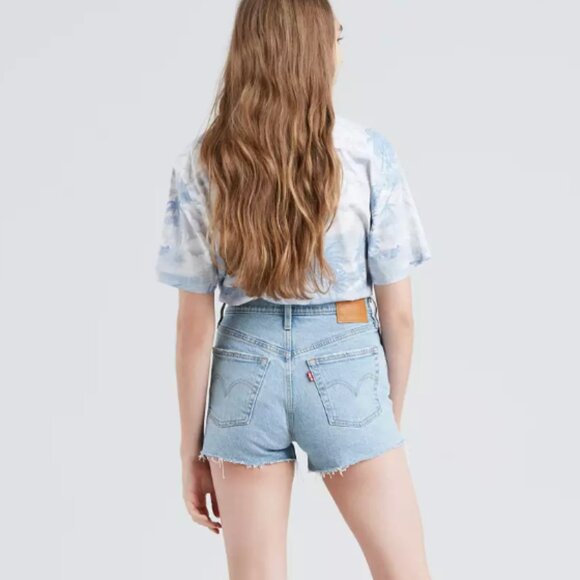 Levi’s 501® High Rise Distressed Denim Shorts Light Wash Size 25 - Picture 1 of 16